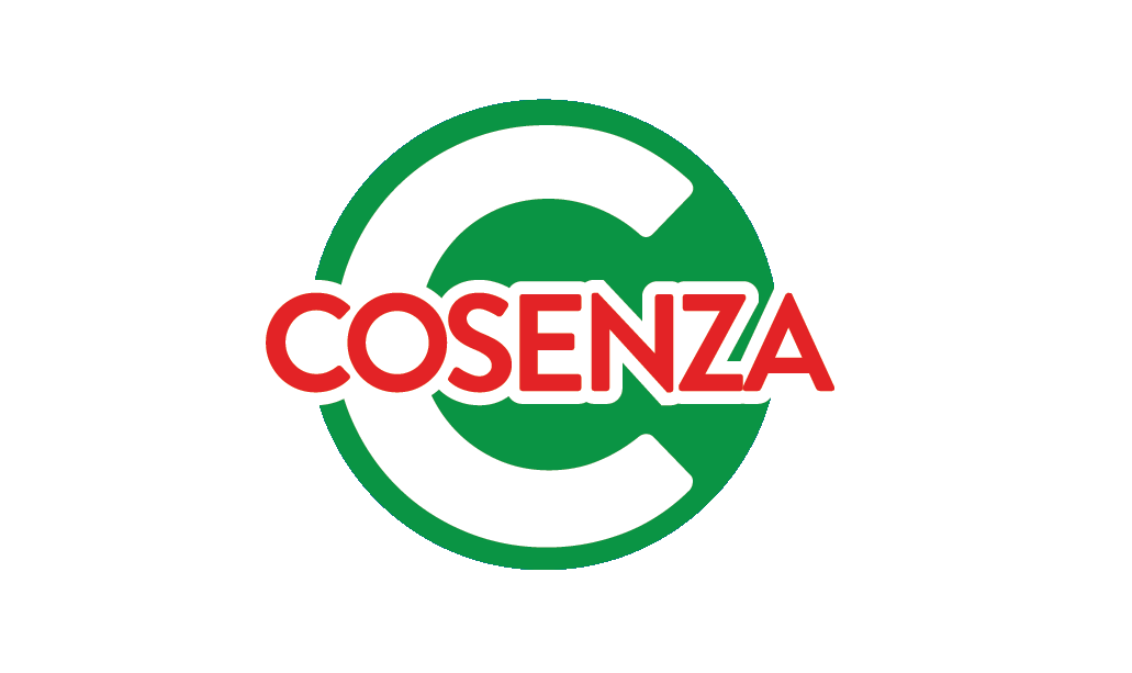 Cosenza verde fondo blanco